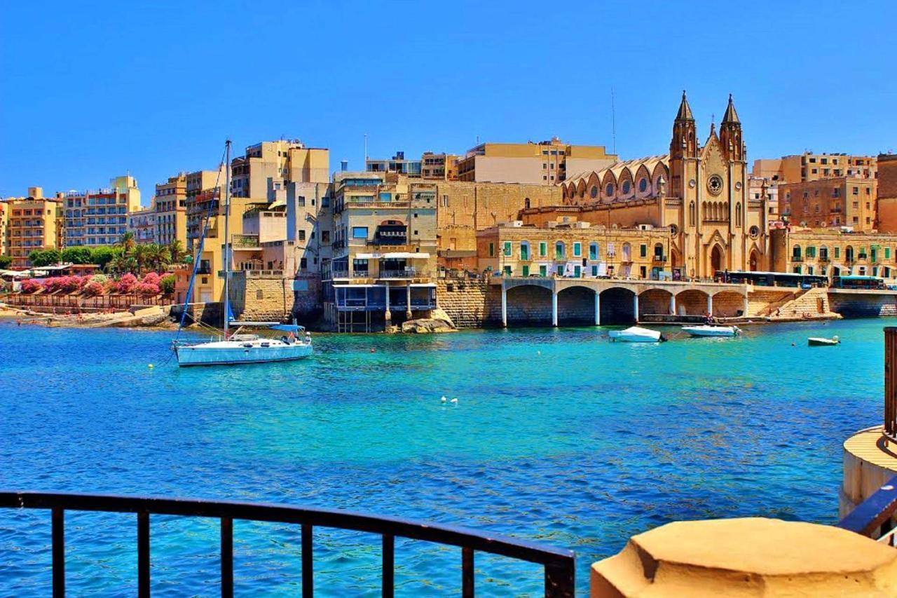 Apartment With Pool Sliema Bagian luar foto